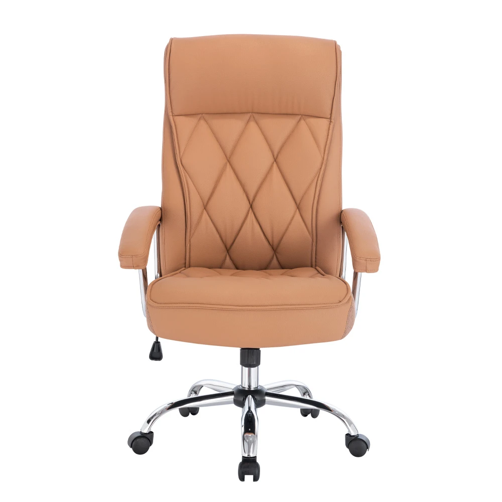 LIBERTA COMFY ΚΑΡΕΚΛΑ ΓΡΑΦΕΙΟΥ CAMEL ΧΡΩΜΙΟ 66.5x67.5x120
