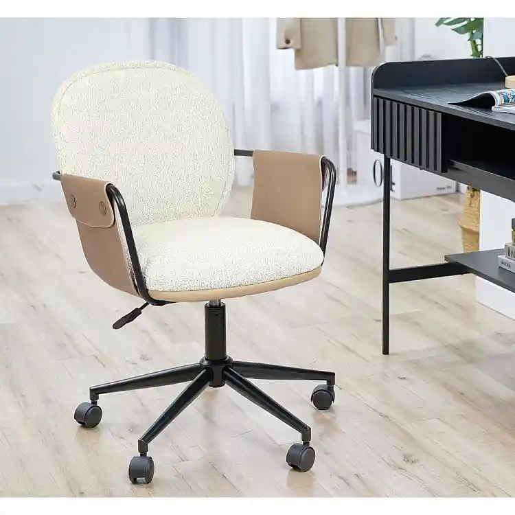 LIBERTA POST ΚΑΡΕΚΛΑ ΓΡΑΦΕΙΟΥ BEIGE ΚΑΦΕ 55x59x93cm
