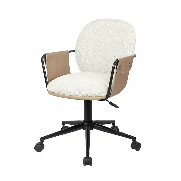 LIBERTA POST ΚΑΡΕΚΛΑ ΓΡΑΦΕΙΟΥ BEIGE ΚΑΦΕ 55x59x93cm