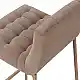 LIBERTA MERLO ΣΚΑΜΠΟ BAR BEIGE 49x50x88cm