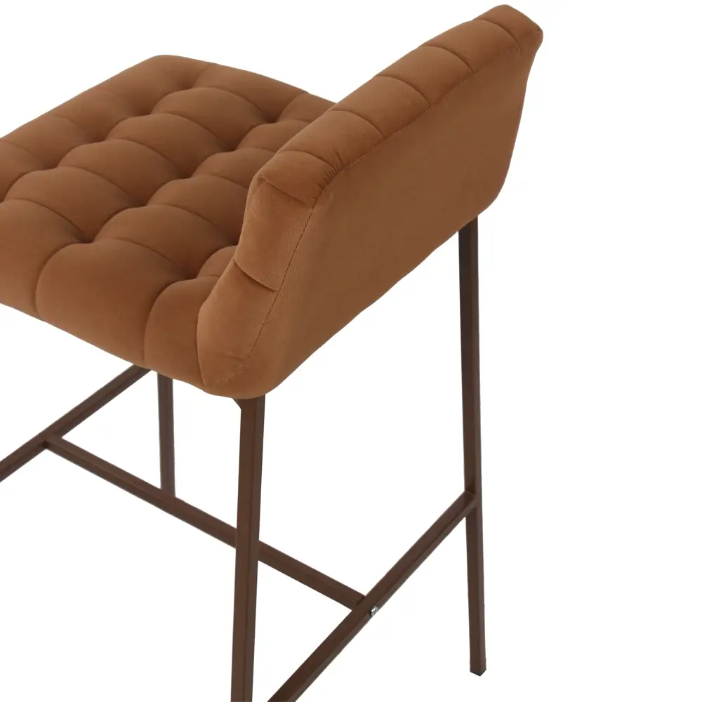 LIBERTA MERLO ΣΚΑΜΠΟ BAR CARAMEL 49x50x88cm