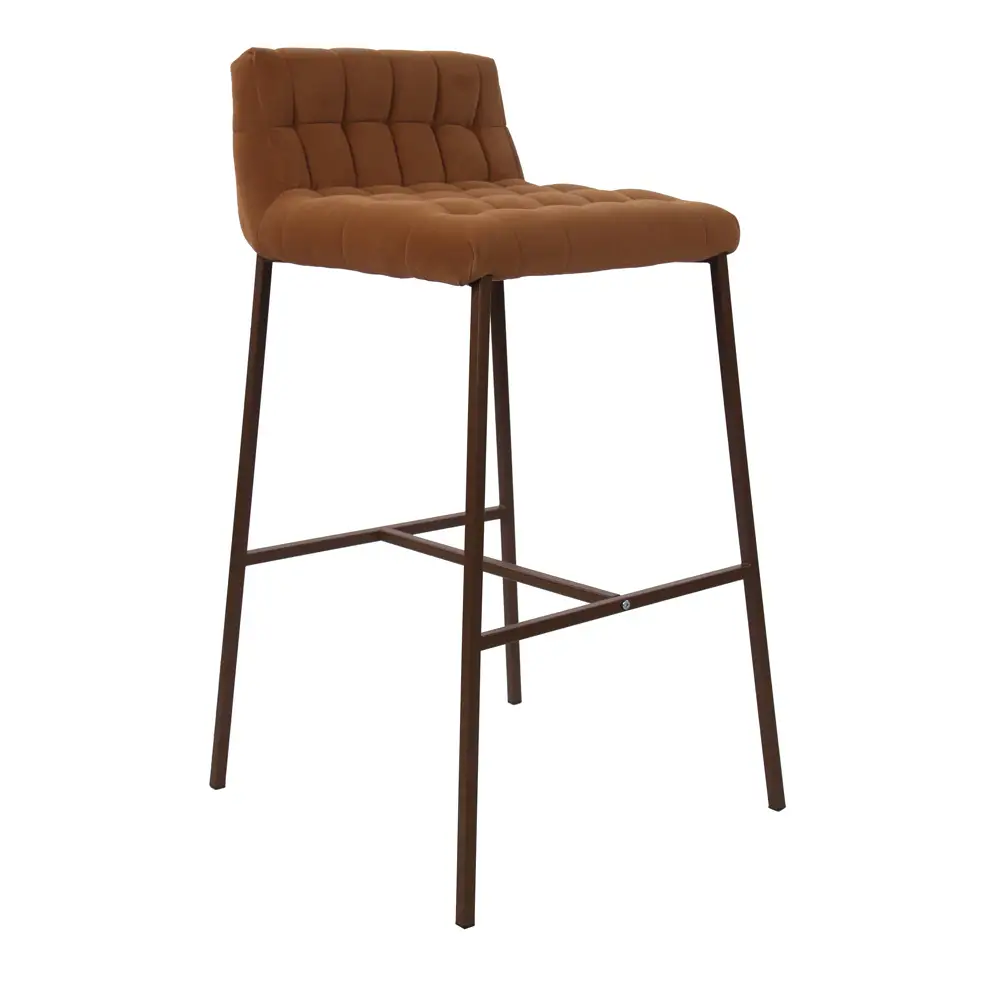 LIBERTA MERLO ΣΚΑΜΠΟ BAR CARAMEL 49x50x88cm