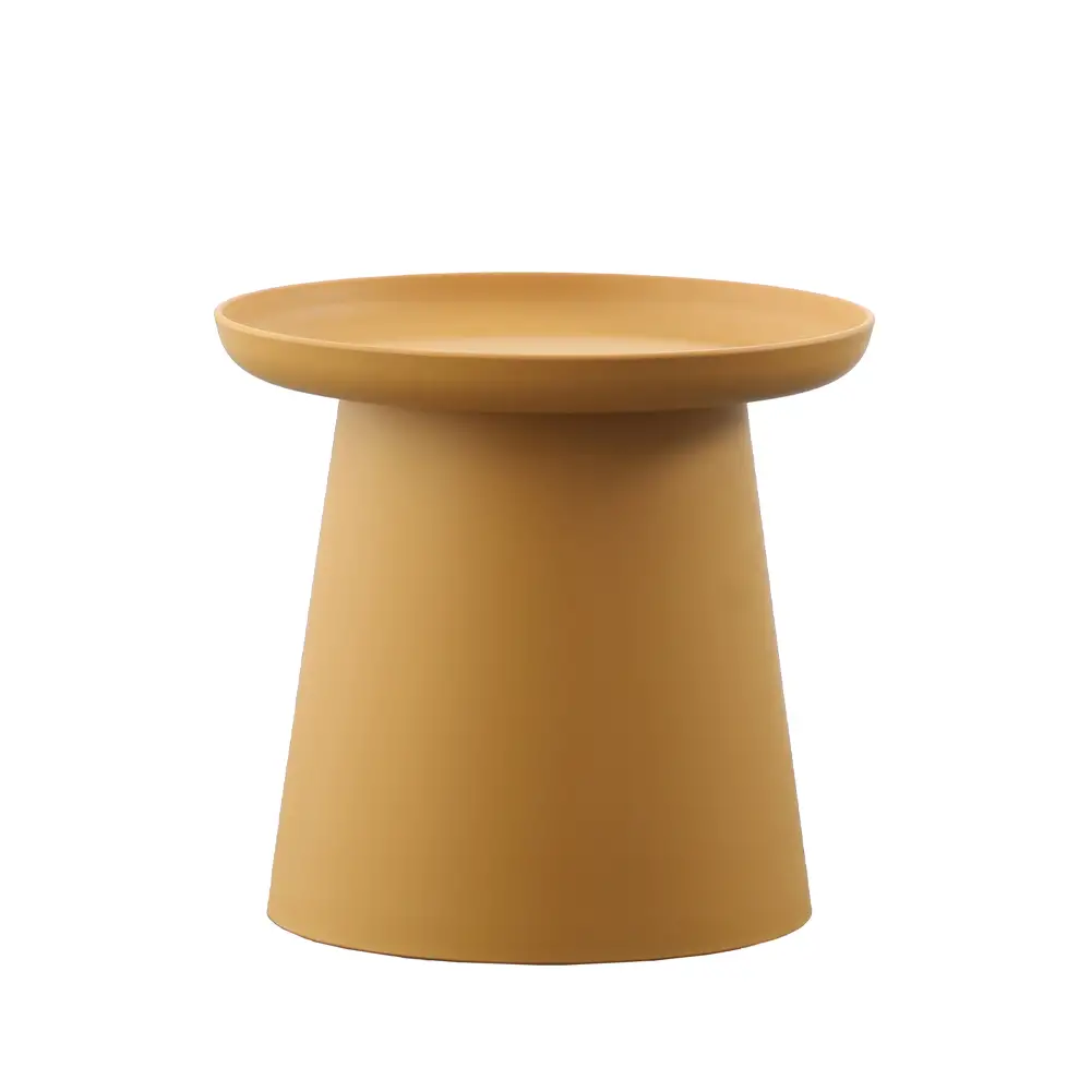 LIBERTA TECH COFFEE TABLE ΜΟΥΣΤΑΡΔΙ 50x50x46.5