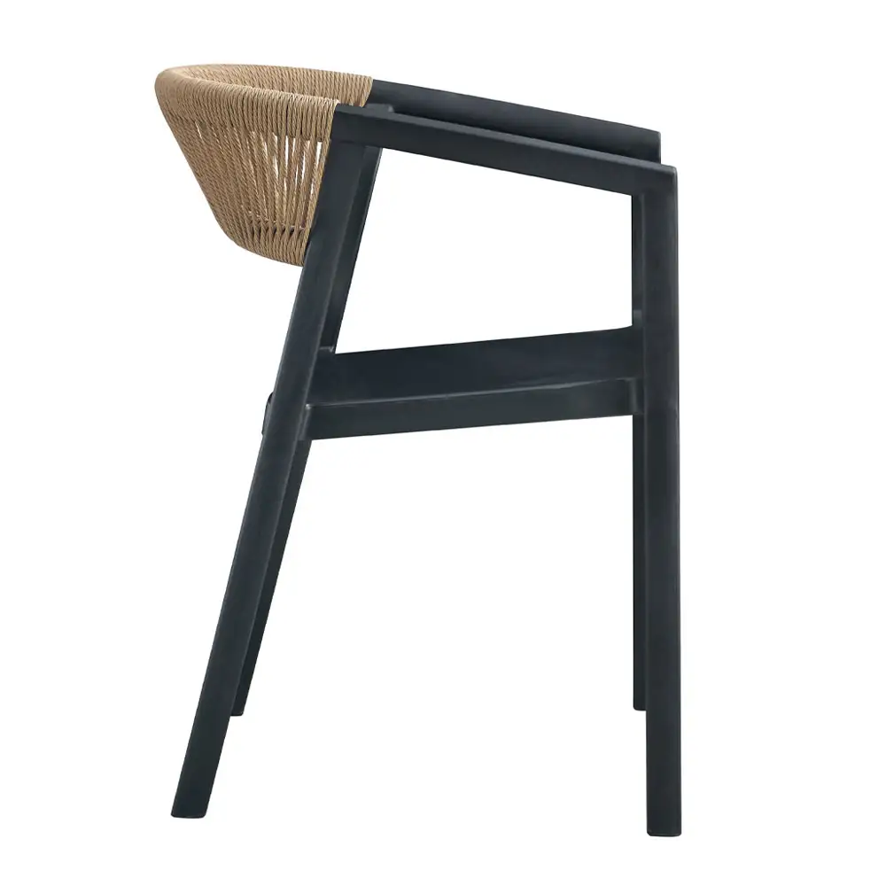 LIBERTA CONCORD ΚΑΡΕΚΛΑ ΜΑΥΡΟ LATTE 55.5x53.5x76cm