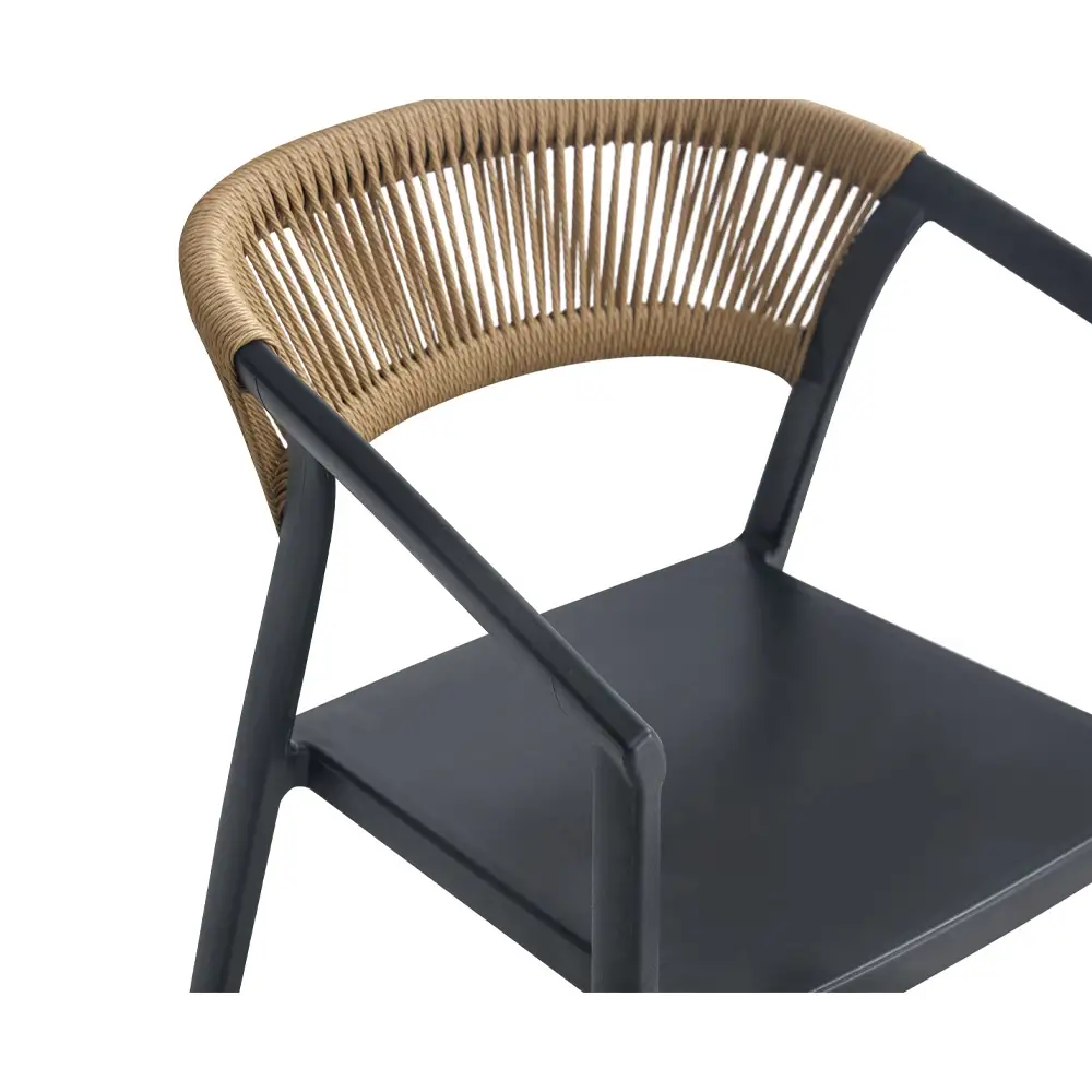 LIBERTA CONCORD ΚΑΡΕΚΛΑ ΜΑΥΡΟ LATTE 55.5x53.5x76cm