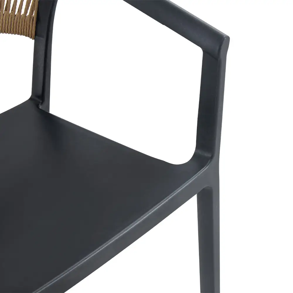 LIBERTA CONCORD ΚΑΡΕΚΛΑ ΜΑΥΡΟ LATTE 55.5x53.5x76cm