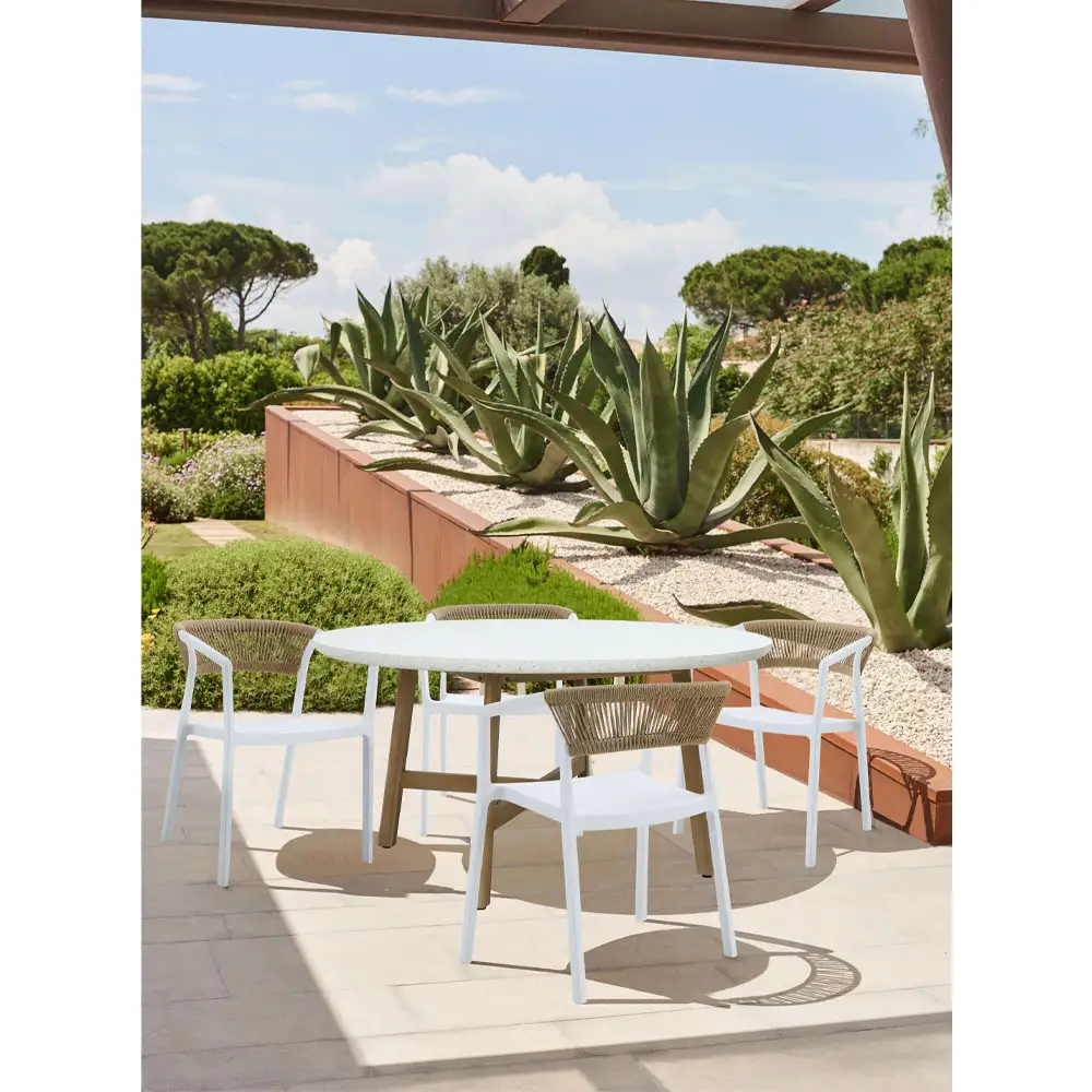 LIBERTA CONCORD ΚΑΡΕΚΛΑ ΛΕΥΚΟ LATTE 55.5x53.5x76