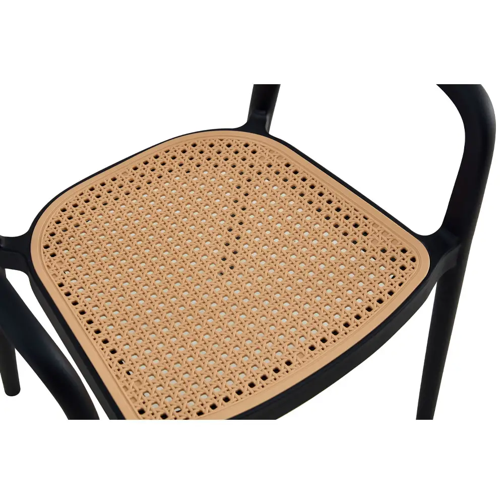 LIBERTA BISTROT ΚΑΡΕΚΛΑ ΜΑΥΡΟ ΦΥΣΙΚΟ 57x53x81.5