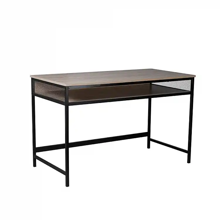 LIBERTA PLEGMA ΓΡΑΦΕΙΟ SONOMA ΜΑΥΡΟ 120x60x75cm