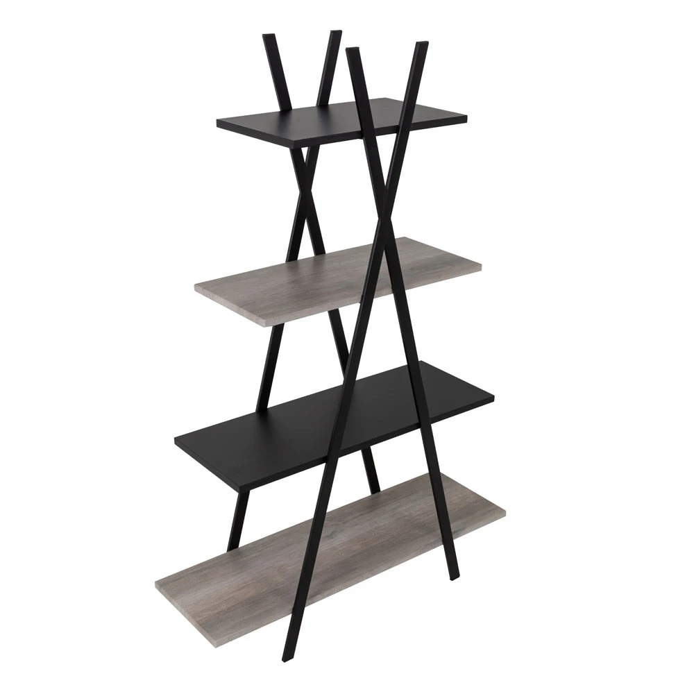 LIBERTA APATCHI ΒΙΒΛΙΟΘΗΚΗ ΜΑΥΡΟ SONOMA DECAPE 95x30x145