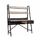 LIBERTA ATRIUM ΓΡΑΦΕΙΟ 1ΣΥΡΤΑΡΙ SONOMA ΜΑΥΡΟ ΠΕΤΡΑ 125x55x150