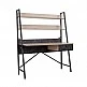 LIBERTA ATRIUM ΓΡΑΦΕΙΟ 1ΣΥΡΤΑΡΙ SONOMA ΜΑΥΡΟ ΠΕΤΡΑ 125x55x150