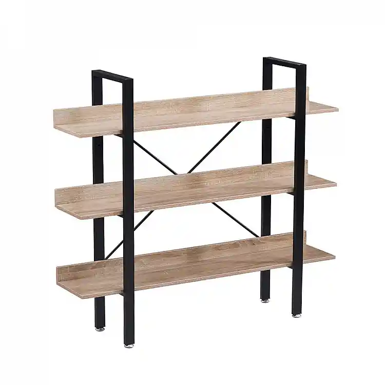 LIBERTA HORIZON ΒΙΒΛΙΟΘΗΚΗ 3ΡΑΦΙΑ SONOMA ΜΑΥΡΟ 120x28x106cm