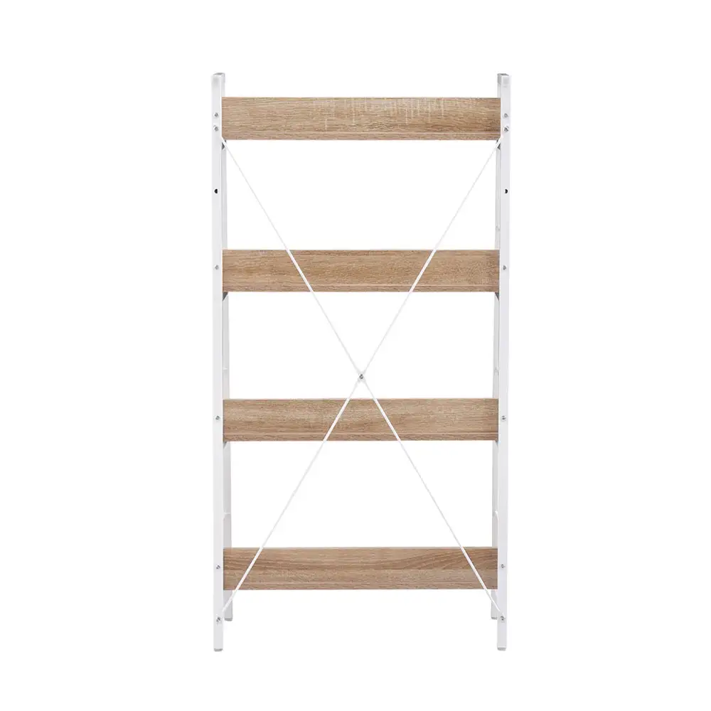 LIBERTA ONE STEP UP ΒΙΒΛΙΟΘΗΚΗ 4ΡΑΦΙΑ SONOMA ΛΕΥΚΟ 60x35x117cm