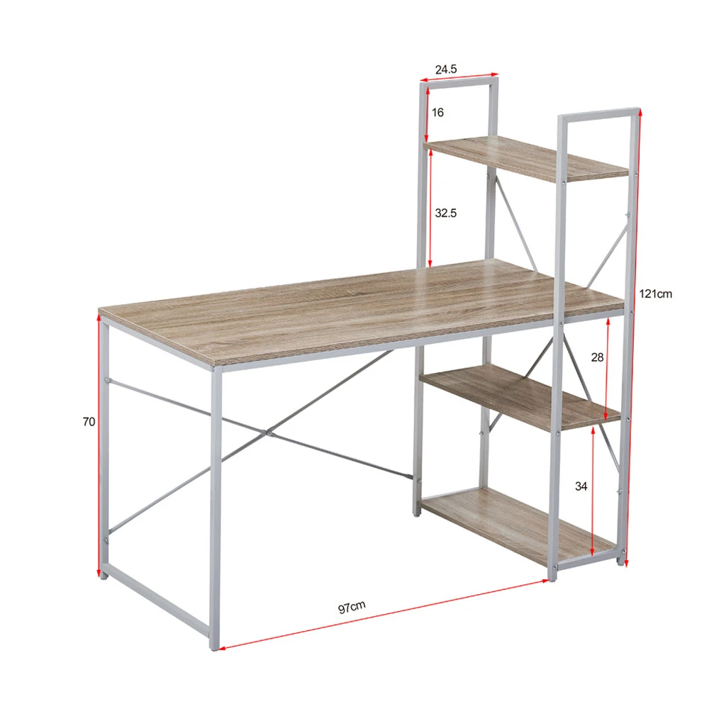 LIBERTA TORRE ΓΡΑΦΕΙΟ ΒΙΒΛΙΟΘΗΚΗ SONOMA ΛΕΥΚΟ 120x60x121