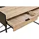 LIBERTA HOMI ΓΡΑΦΕΙΟ 2ΣΥΡΤΑΡΙΑ ΦΥΣΙΚΟ ΜΑΥΡΟ 123x60x86cm