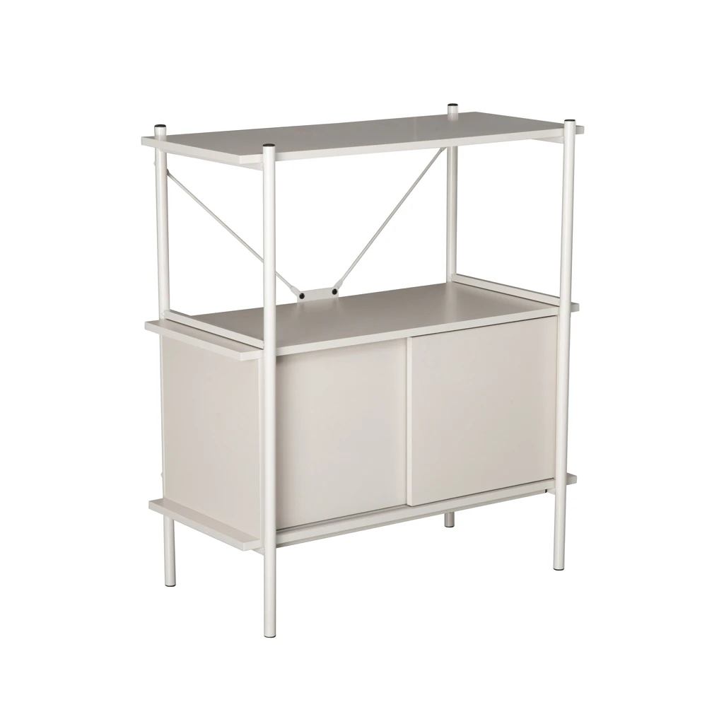 LIBERTA POPULAR ΒΙΒΛΙΟΘΗΚΗ CREAM 80x40x92