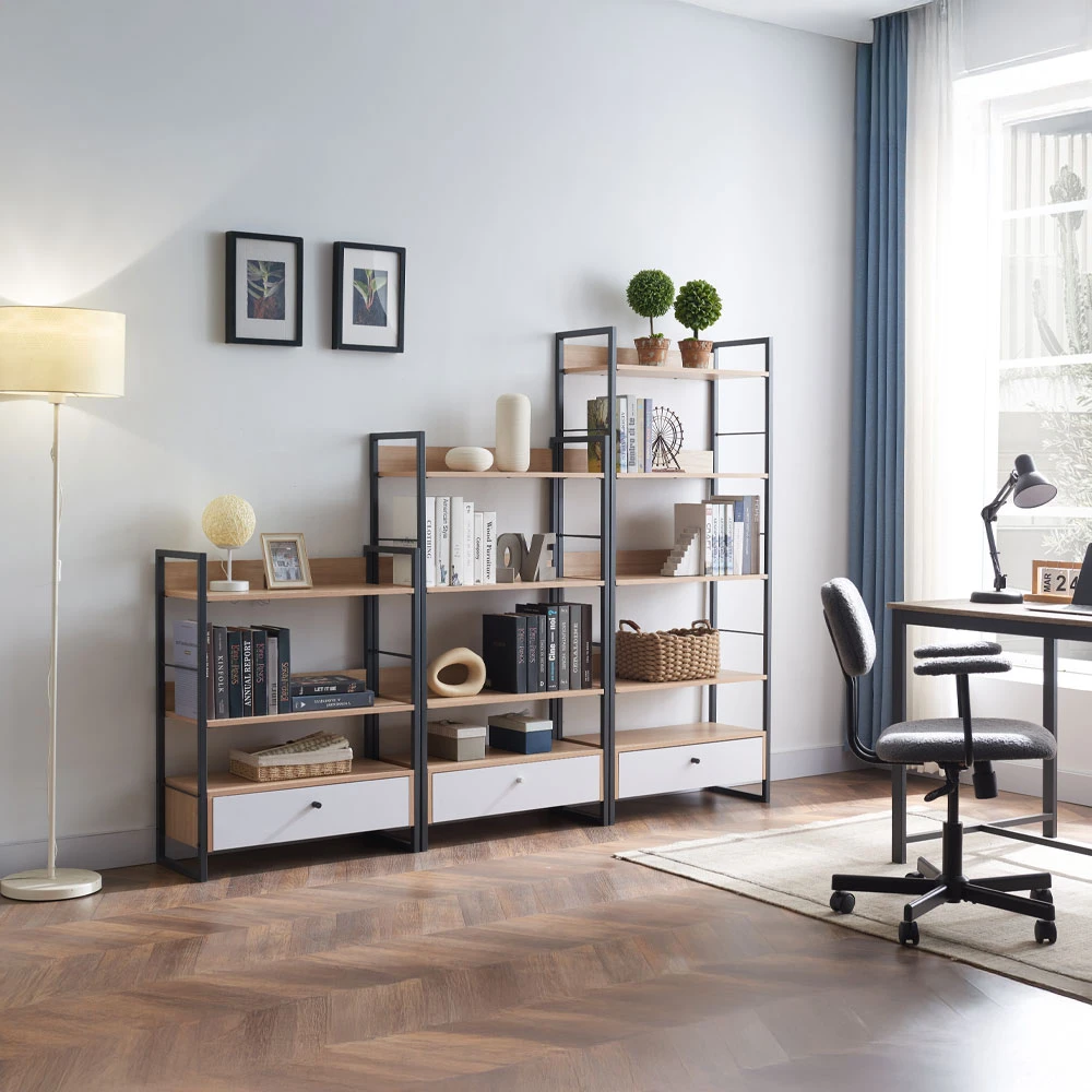 LIBERTA TRILOGY ΒΙΒΛΙΟΘΗΚΗ ΦΥΣΙΚΟ ΜΑΥΡΟ 70x30x125