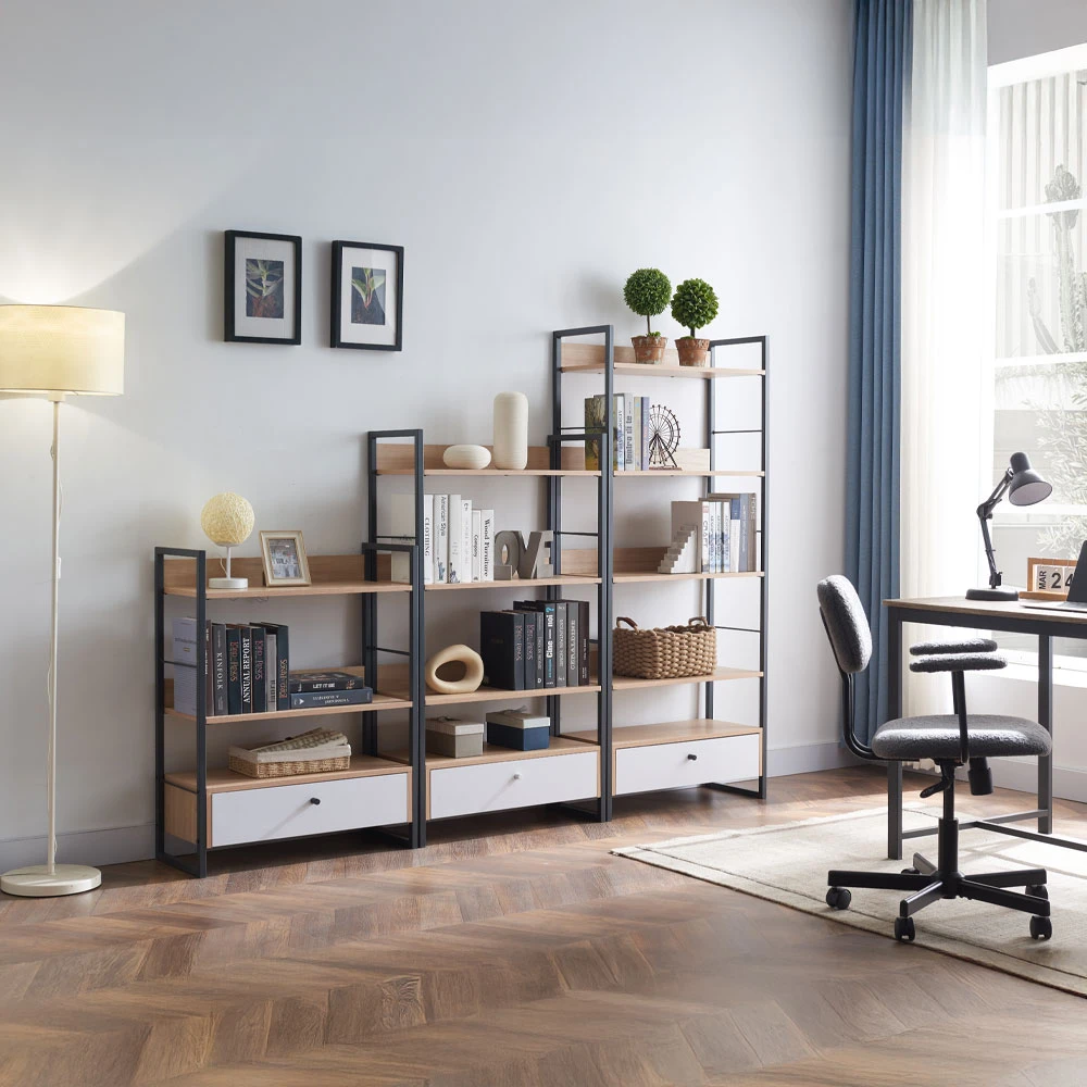 LIBERTA TRILOGY ΒΙΒΛΙΟΘΗΚΗ ΦΥΣΙΚΟ ΜΑΥΡΟ 70x30x90