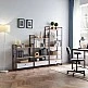 LIBERTA TRILOGY ΒΙΒΛΙΟΘΗΚΗ ΦΥΣΙΚΟ ΜΑΥΡΟ 70x30x90