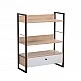 LIBERTA TRILOGY ΒΙΒΛΙΟΘΗΚΗ ΦΥΣΙΚΟ ΜΑΥΡΟ 70x30x90