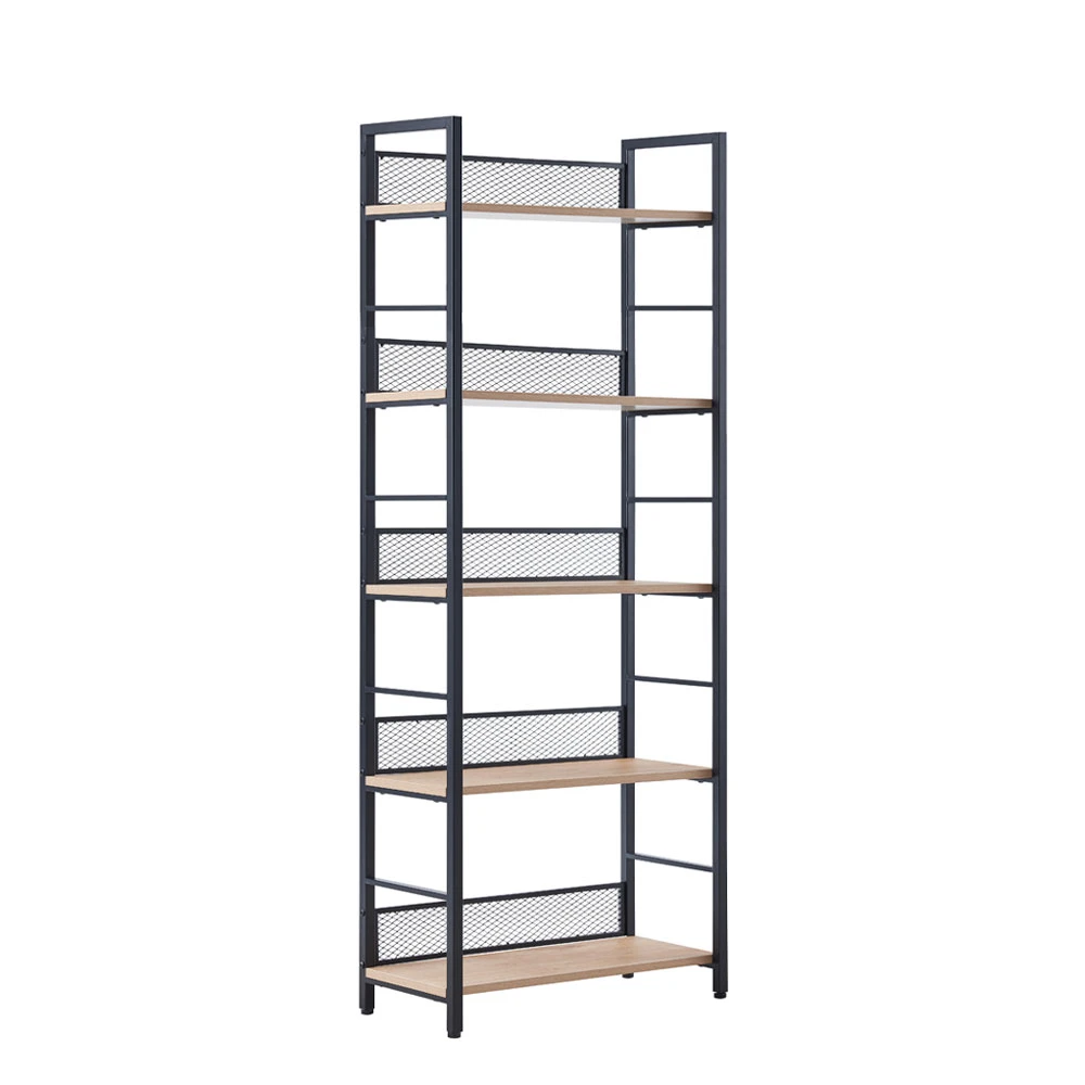 LIBERTA NEST ΒΙΒΛΙΟΘΗΚΗ ΦΥΣΙΚΟ ΜΑΥΡΟ 60x28x154