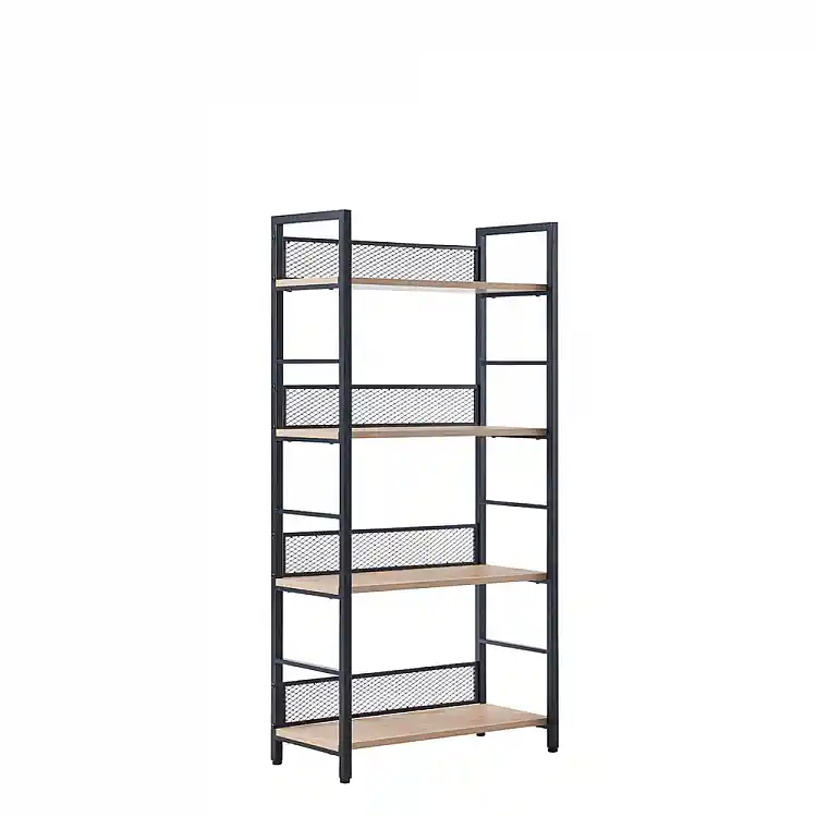 LIBERTA NEST ΒΙΒΛΙΟΘΗΚΗ ΦΥΣΙΚΟ ΜΑΥΡΟ 60x28x121cm