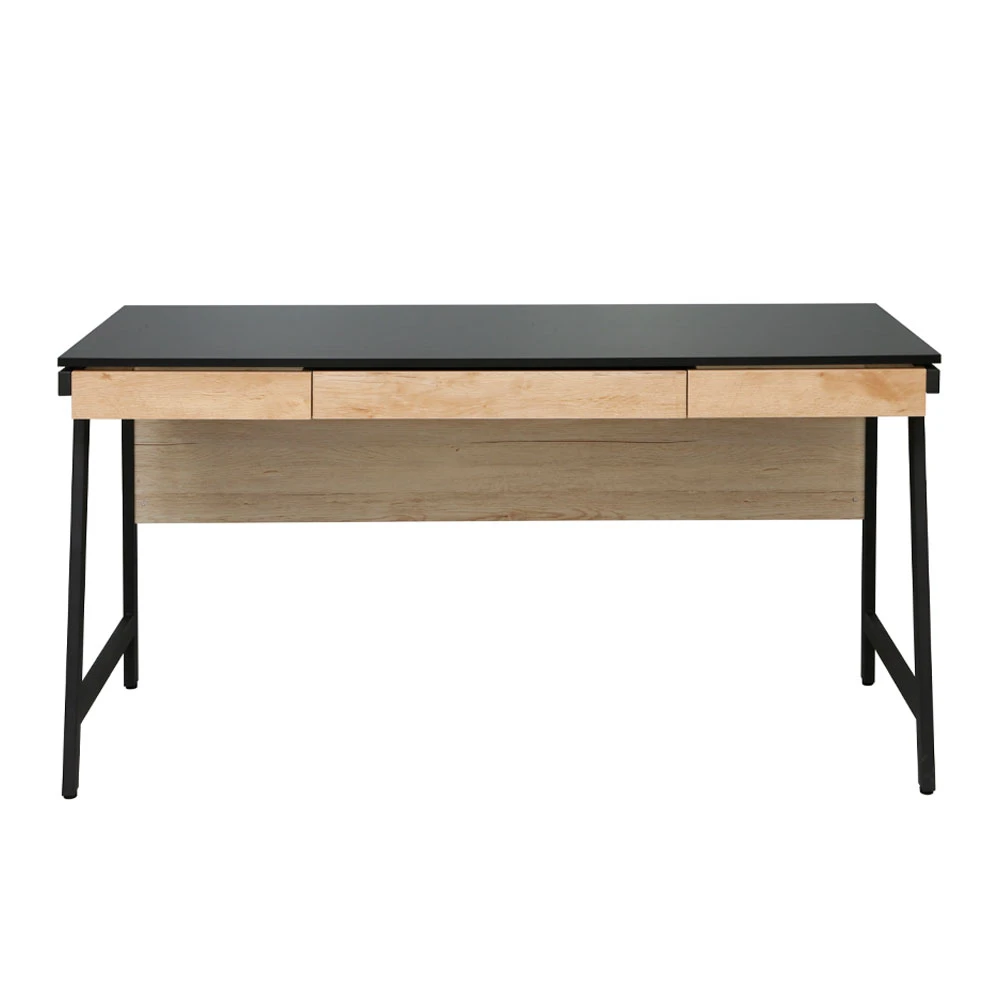 LIBERTA NEST ΓΡΑΦΕΙΟ ΜΑΥΡΟ ΦΥΣΙΚΟ 140x58x75