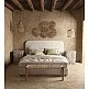LIBERTA OVAL ΚΡΕΒΑΤΙ ΧΩΡΙΣ ΑΠΟΘΗΚ. ΧΩΡΟ (ΓΙΑ ΣΤΡΩΜΑ 160x200cm) OFF WHITE 221x209x122
