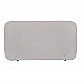 LIBERTA OVAL ΚΡΕΒΑΤΙ ΧΩΡΙΣ ΑΠΟΘΗΚ. ΧΩΡΟ (ΓΙΑ ΣΤΡΩΜΑ 160x200cm) OFF WHITE 221x209x122
