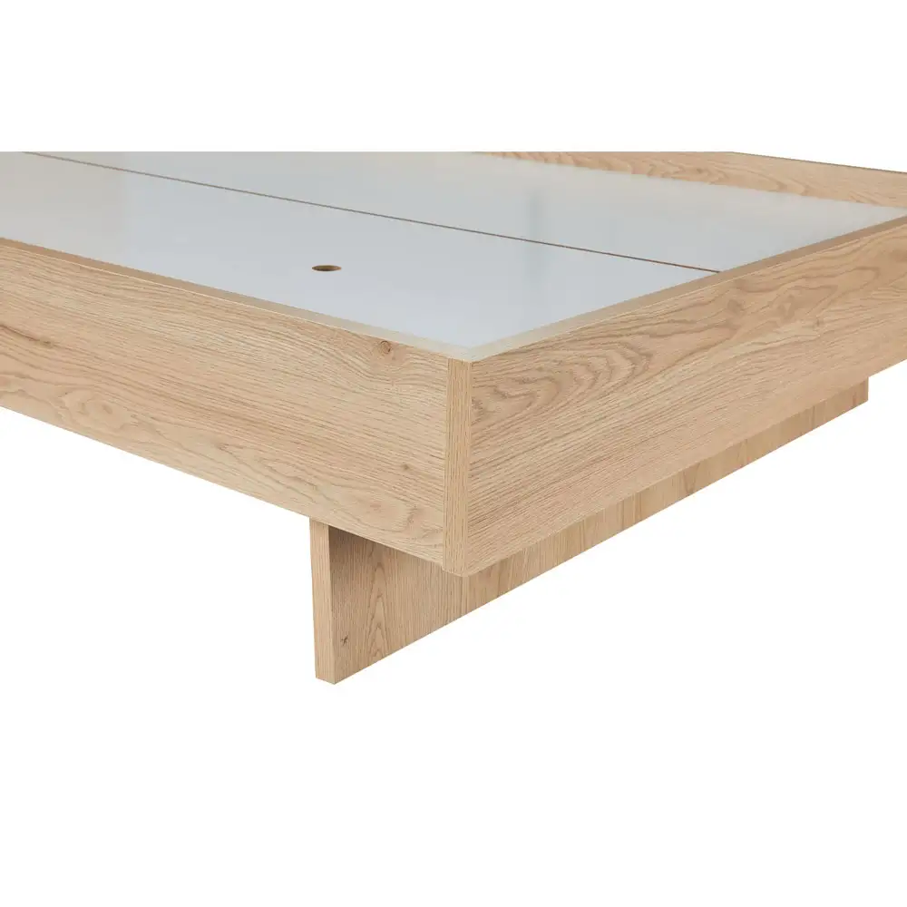 LIBERTA NEON ΚΡΕΒΑΤΙ (ΓΙΑ ΣΤΡΩΜΑ 120x200cm) ΦΥΣΙΚΟ 128x210.7x121cm