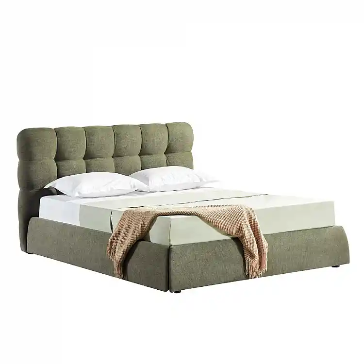 LIBERTA CHOCOLAT ΚΡΕΒΑΤΙ (ΓΙΑ ΣΤΡΩΜΑ 160x200cm) ΛΑΔΙ 220x184x109cm