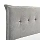 LIBERTA LIFE ΚΡΕΒΑΤΙ (ΓΙΑ ΣΤΡΩΜΑ 160x200cm) ΓΚΡΙ 215x171x115