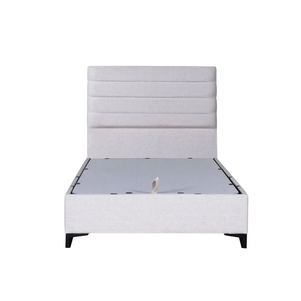 LIBERTA STRATTA ΚΡΕΒΑΤΙ ΜΕ ΑΠΟΘΗΚ. ΧΩΡΟ (ΓΙΑ ΣΤΡΩΜΑ 120x200cm) OFF WHITE 06-900 208x127x121cm