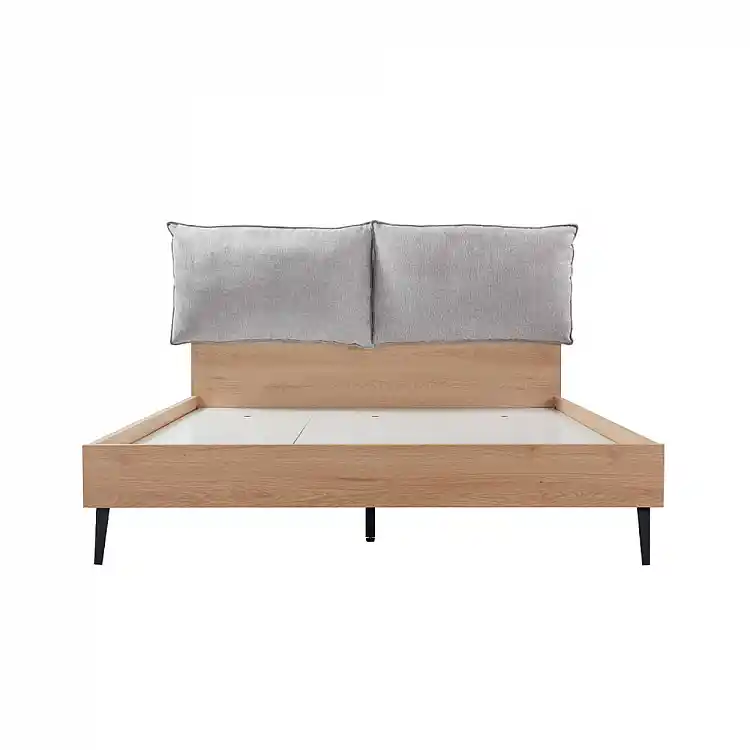 LIBERTA NEON ΚΡΕΒΑΤΙ (ΓΙΑ ΣΤΡΩΜΑ 160x200cm) ΦΥΣΙΚΟ 167x207x105cm