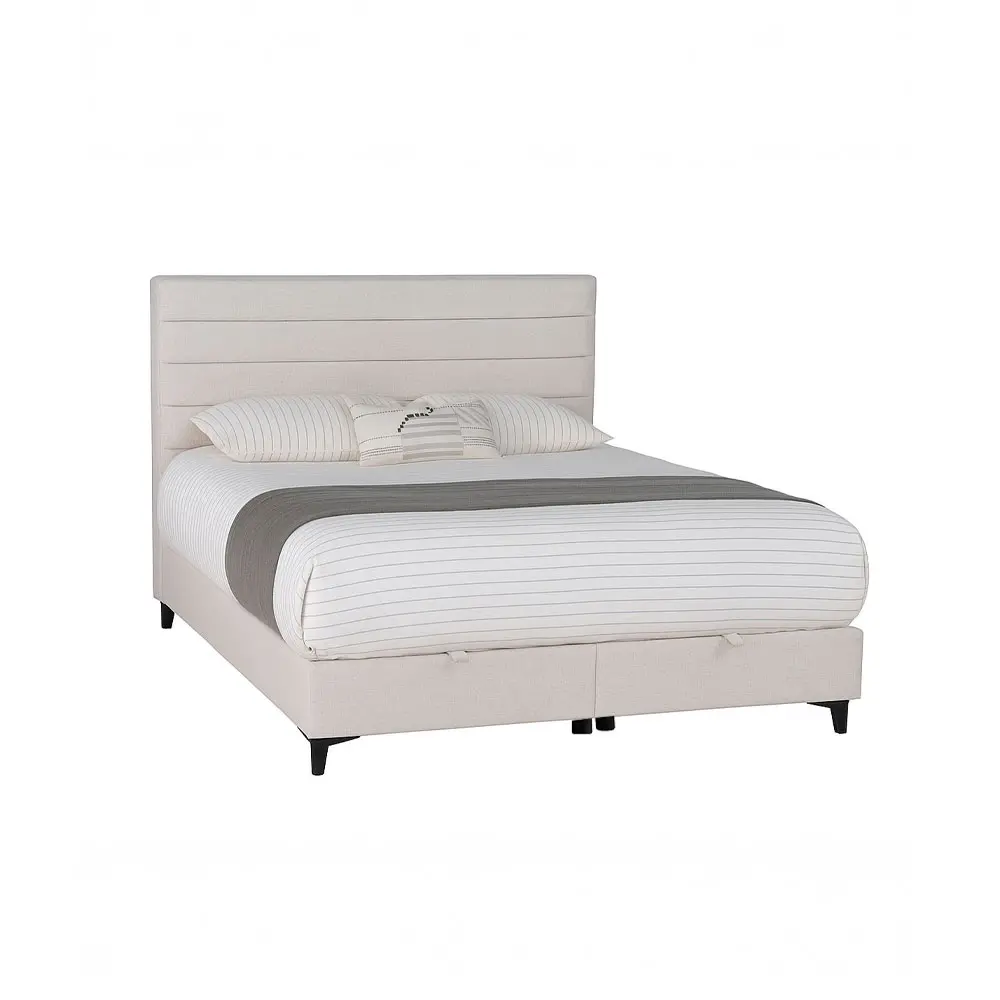 LIBERTA UTOPIA ΚΡΕΒΑΤΙ ΜΕ ΑΠΟΘΗΚ. ΧΩΡΟ ΚΑΙ ΣΤΡΩΜΑ WHITE SMOOTH 06-900 207x160x115