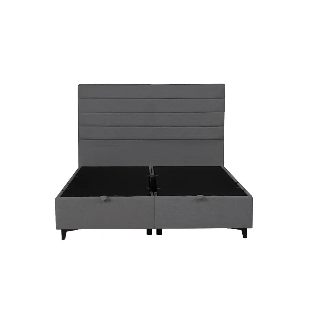 LIBERTA UTOPIA ΚΡΕΒΑΤΙ ΜΕ ΑΠΟΘΗΚ. ΧΩΡΟ ΚΑΙ ΣΤΡΩΜΑ ΓΚΡΙ 34-900 207x160x115cm