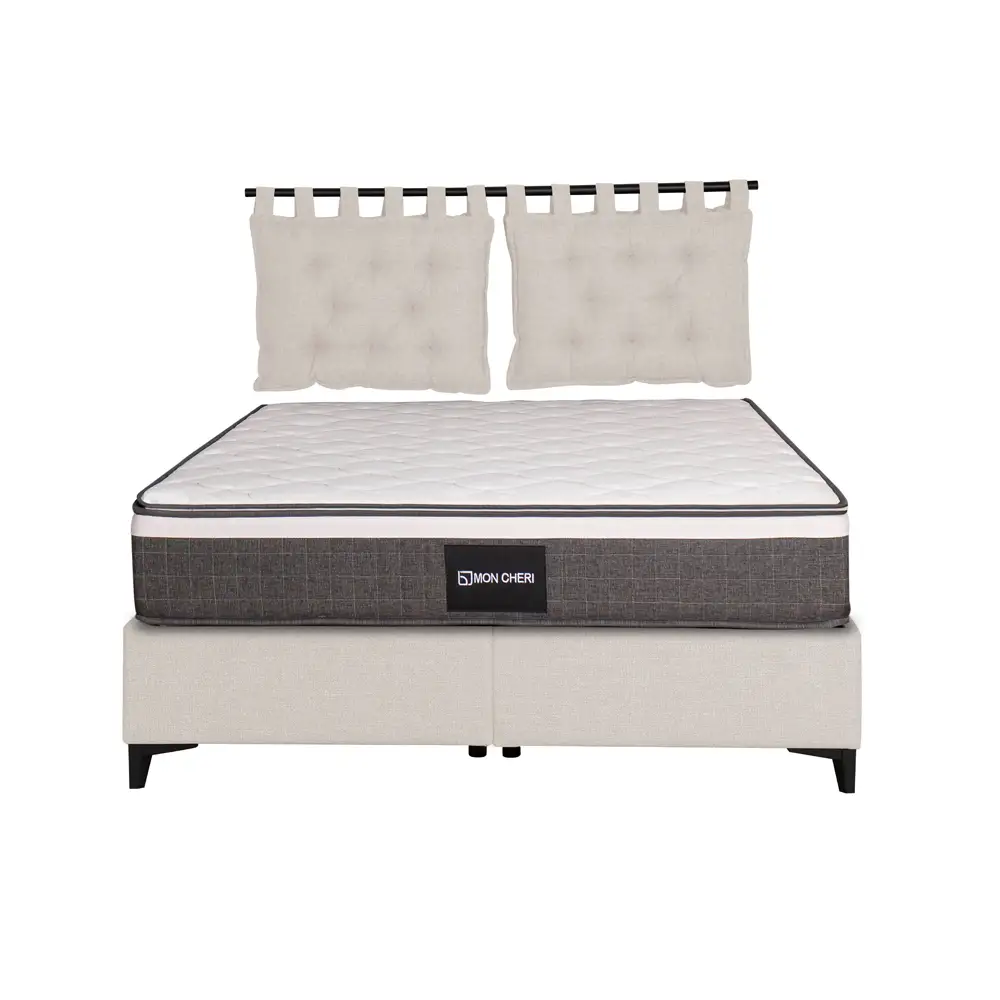 LIBERTA HANG BOX ΒΑΣΗ 160x200cm OFF WHITE 16-950 200x160x34cm