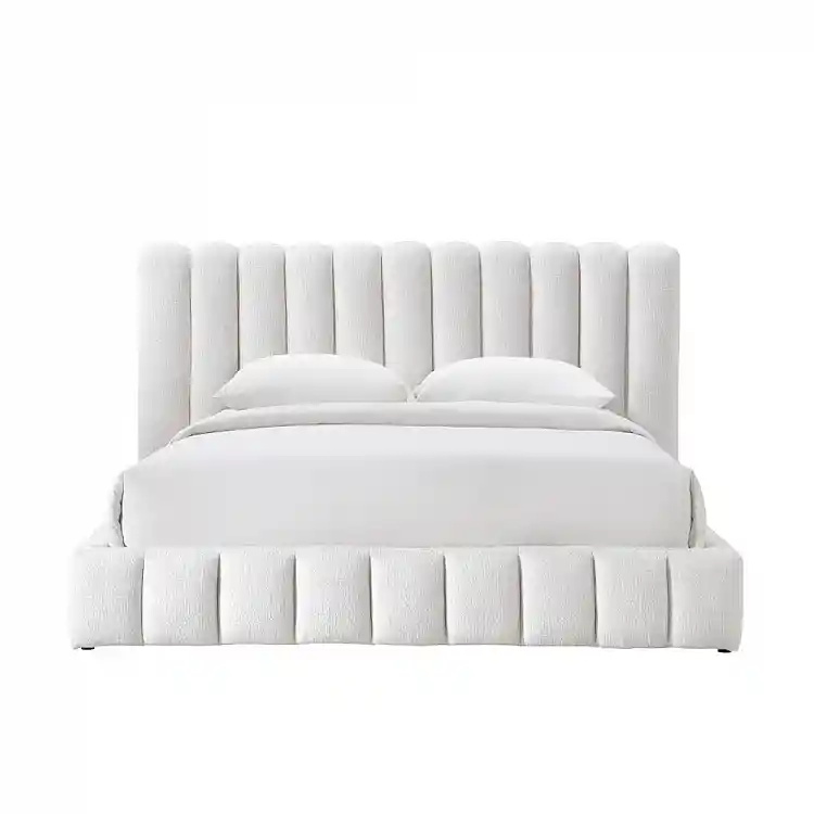 LIBERTA SAVAGIAR ΚΡΕΒΑΤΙ (ΓΙΑ ΣΤΡΩΜΑ 160x200cm) CREAM 210.5x220.5x109.7cm