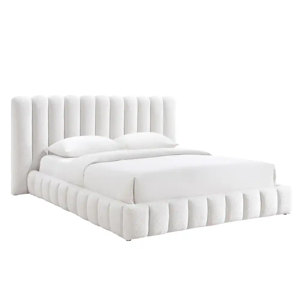 LIBERTA SAVAGIAR ΚΡΕΒΑΤΙ (ΓΙΑ ΣΤΡΩΜΑ 160x200cm) CREAM 210.5x220.5x109.7cm
