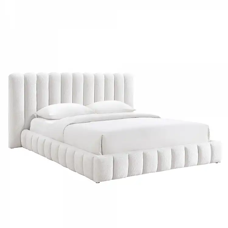 LIBERTA SAVAGIAR ΚΡΕΒΑΤΙ (ΓΙΑ ΣΤΡΩΜΑ 160x200cm) CREAM 210.5x220.5x109.7cm