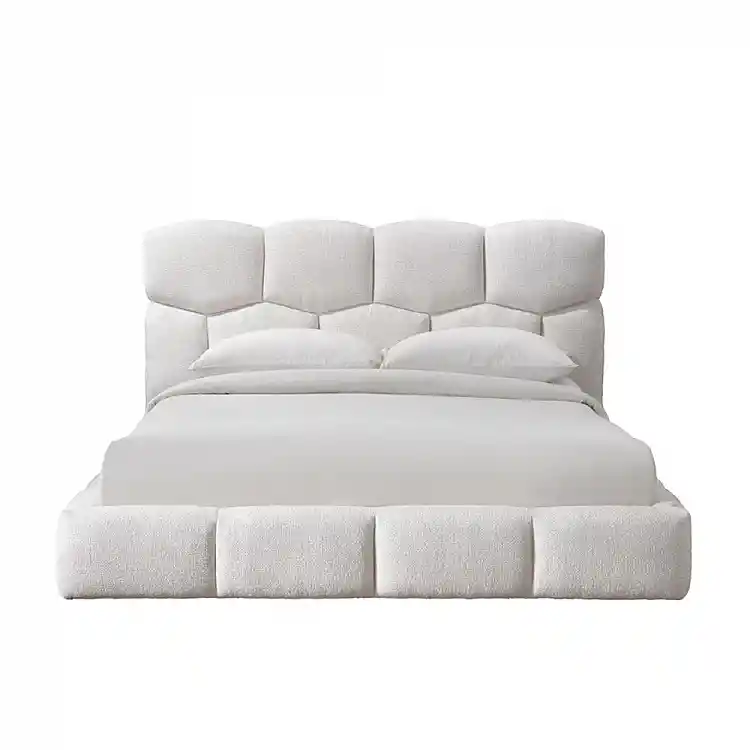 LIBERTA HONEYBEE ΚΡΕΒΑΤΙ (ΓΙΑ ΣΤΡΩΜΑ 160x200cm) CREAM 184x220x102.2cm