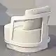 LIBERTA TORRE ΣΑΛΟΝΙ SET 1+2+2 OFF WHITE 198x81x66cm