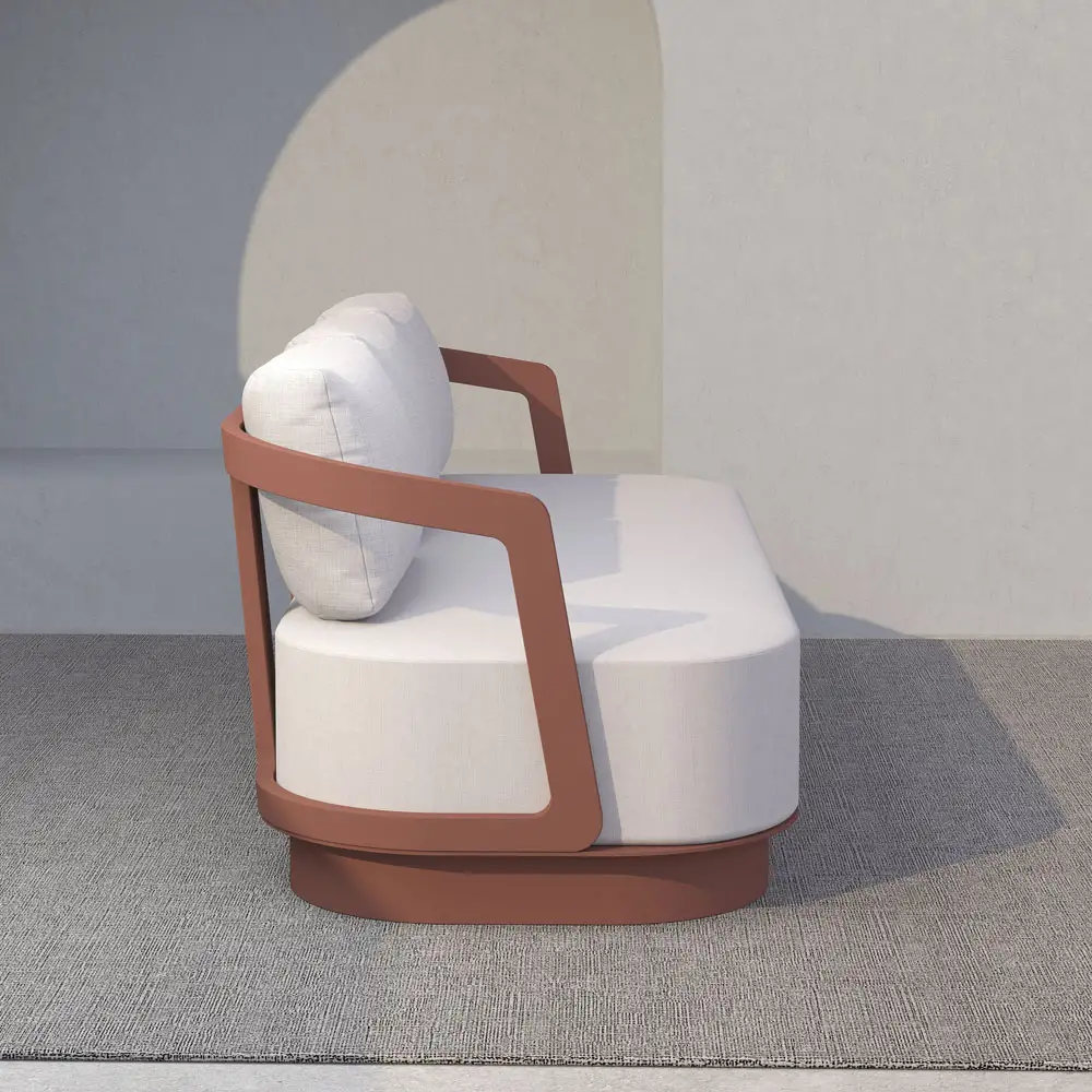 LIBERTA TORRE ΣΑΛΟΝΙ SET 1+2+2 TERRACOTTA 198x81x66cm