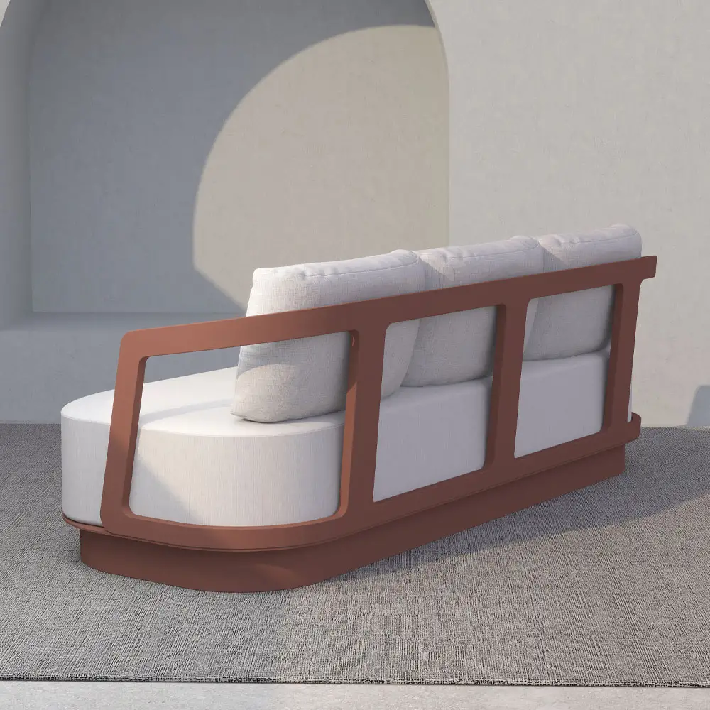 LIBERTA TORRE ΣΑΛΟΝΙ SET 1+2+2 TERRACOTTA 198x81x66cm