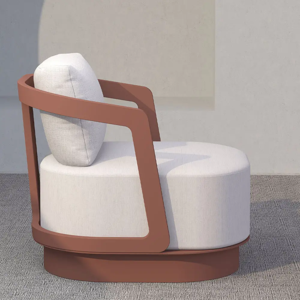 LIBERTA TORRE ΣΑΛΟΝΙ SET 1+2+2 TERRACOTTA 198x81x66cm