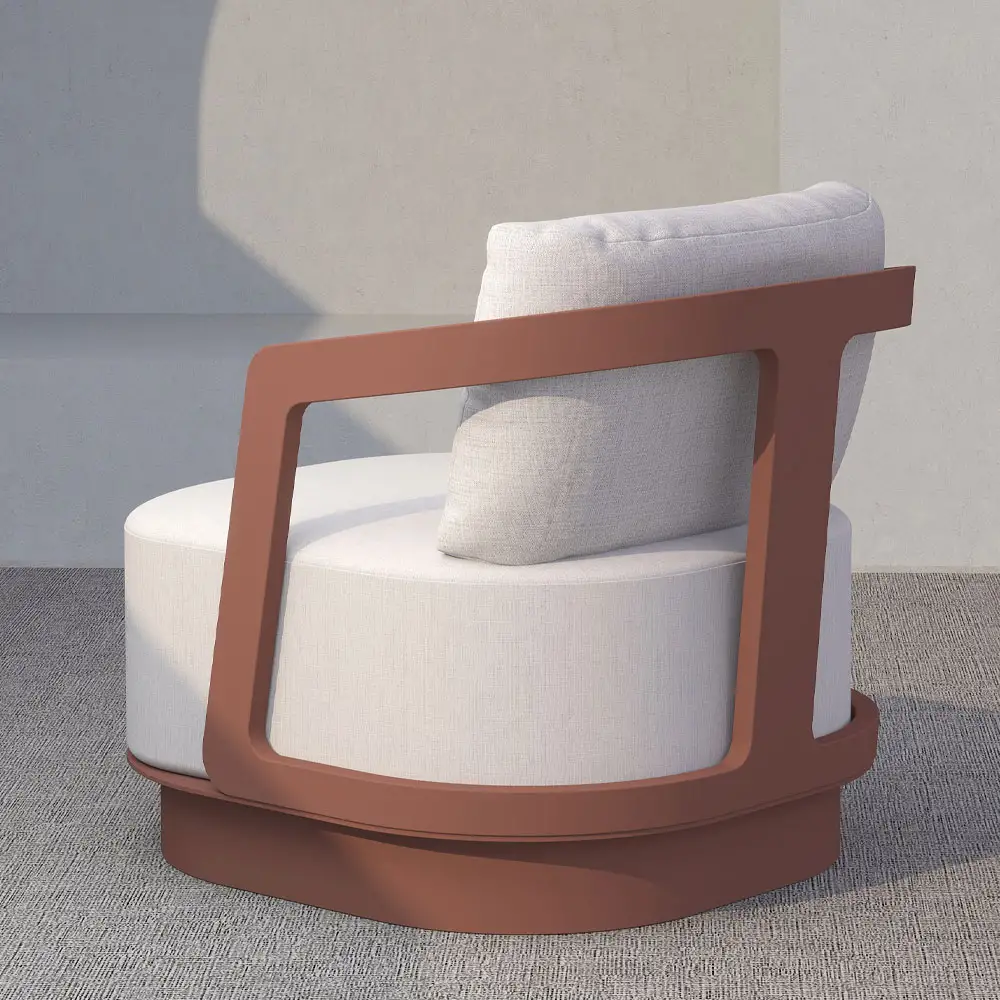 LIBERTA TORRE ΣΑΛΟΝΙ SET 1+2+2 TERRACOTTA 198x81x66cm