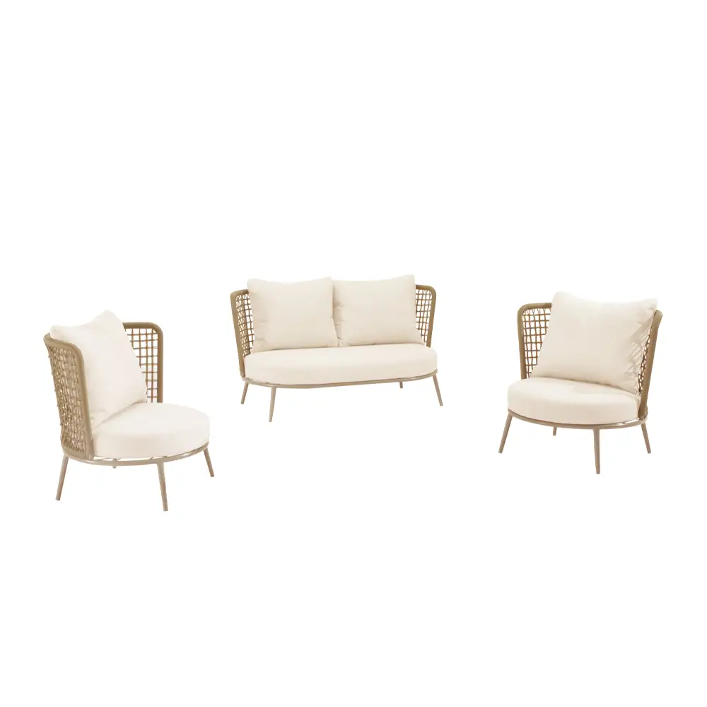 LIBERTA POLO ΣΑΛΟΝΙ SET 1+2 ΜΠΕΖ