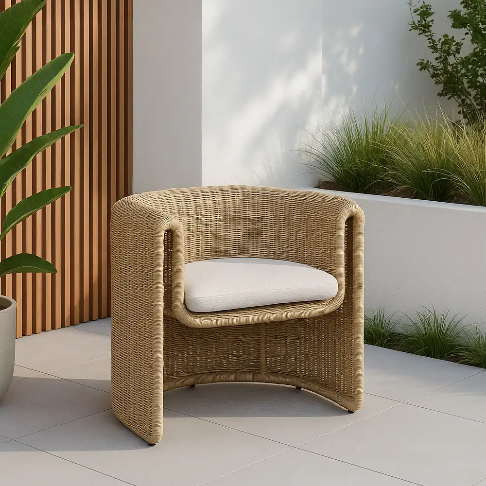 LIBERTA NADINE ΠΟΛΥΘΡΟΝΑ ΜΕ ΜΠΡΑΤΣΟ ΛΕΥΚΟ 69x72x72cm