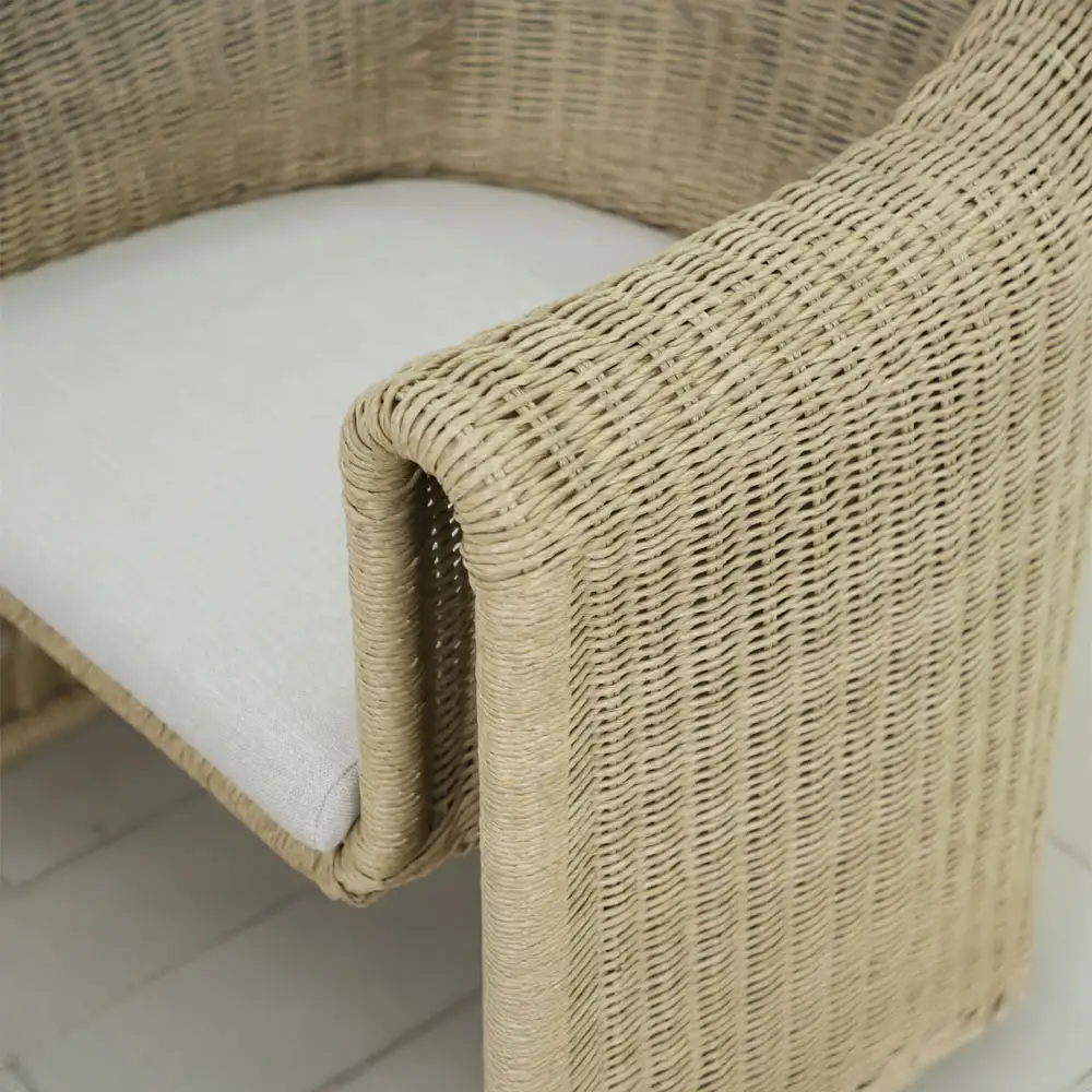 LIBERTA NADINE ΠΟΛΥΘΡΟΝΑ ΜΕ ΜΠΡΑΤΣΟ ΛΕΥΚΟ 69x72x72cm